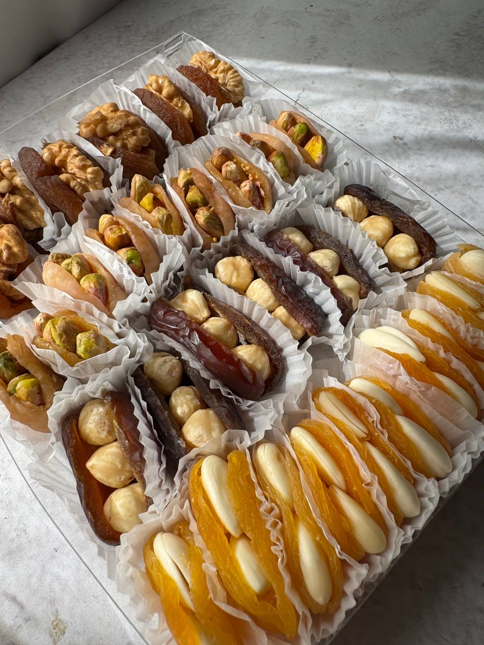 باکس پذیرایی میوه خشک و مغزها